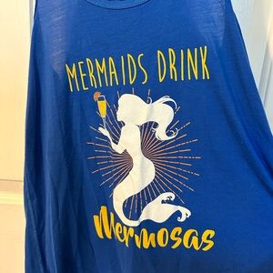 Mermaids drink Mermosas tank